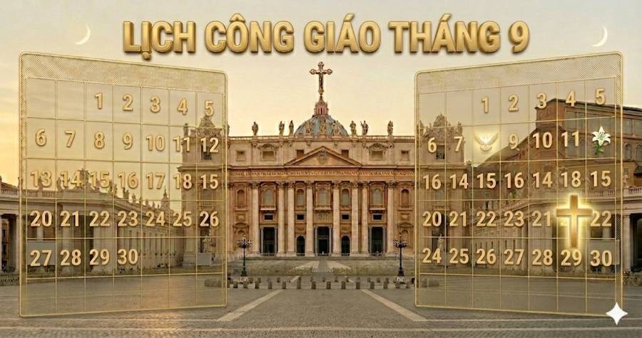 Lịch Công Giáo tháng 9