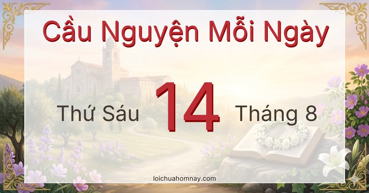 Cầu nguyện ngày 14/08/2026