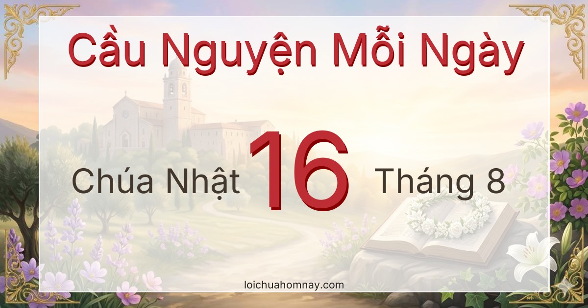 Cầu nguyện ngày 16/08/2026