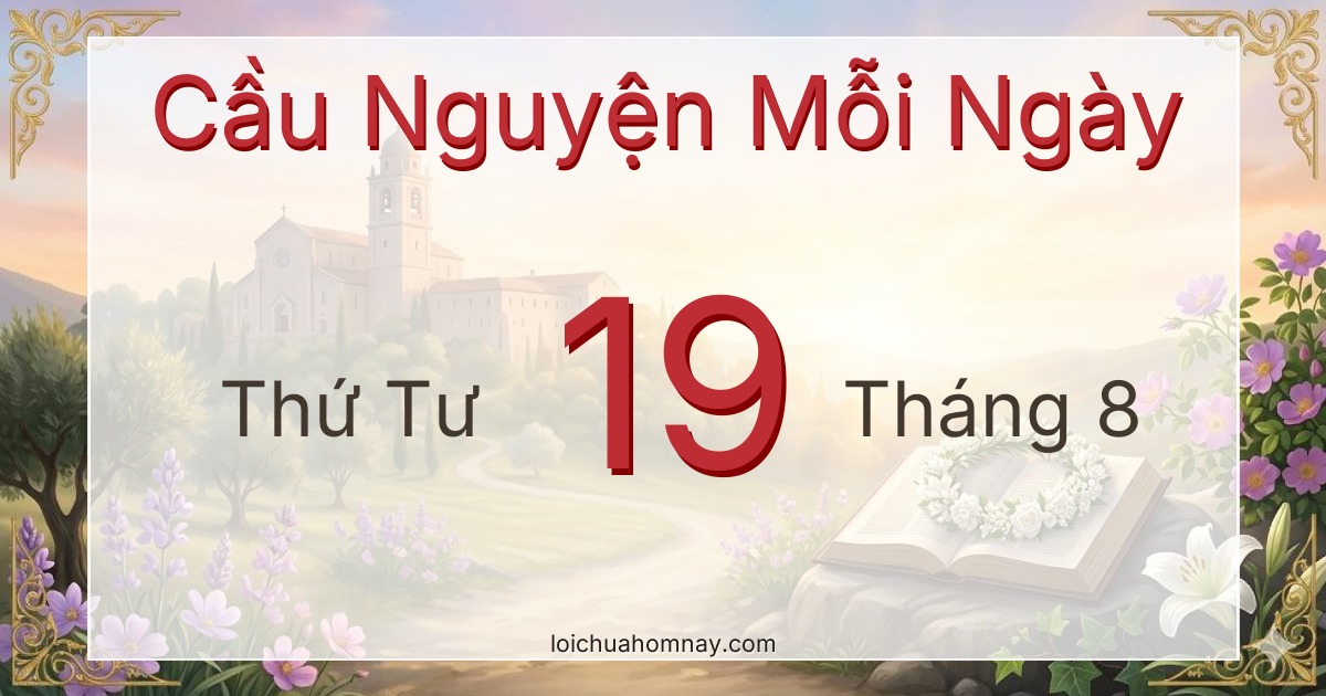 Cầu nguyện ngày 19/08/2026