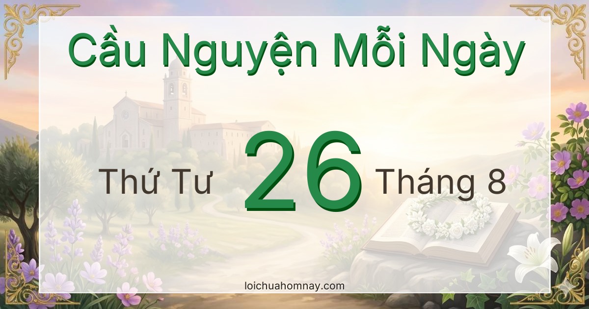 Cầu nguyện ngày 26/08/2026