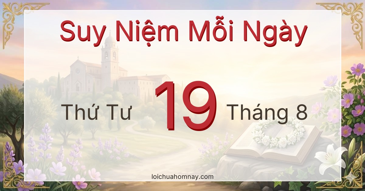 Suy niệm Lời Chúa ngày 19/08/2026