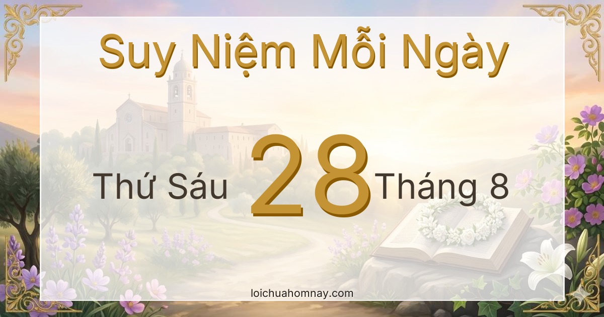 Suy niệm ngày 28/08/2026