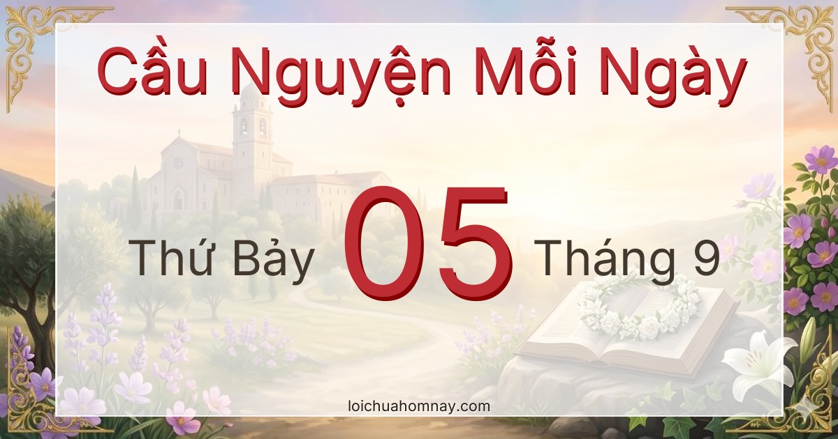 Cầu nguyện ngày 05/09/2026