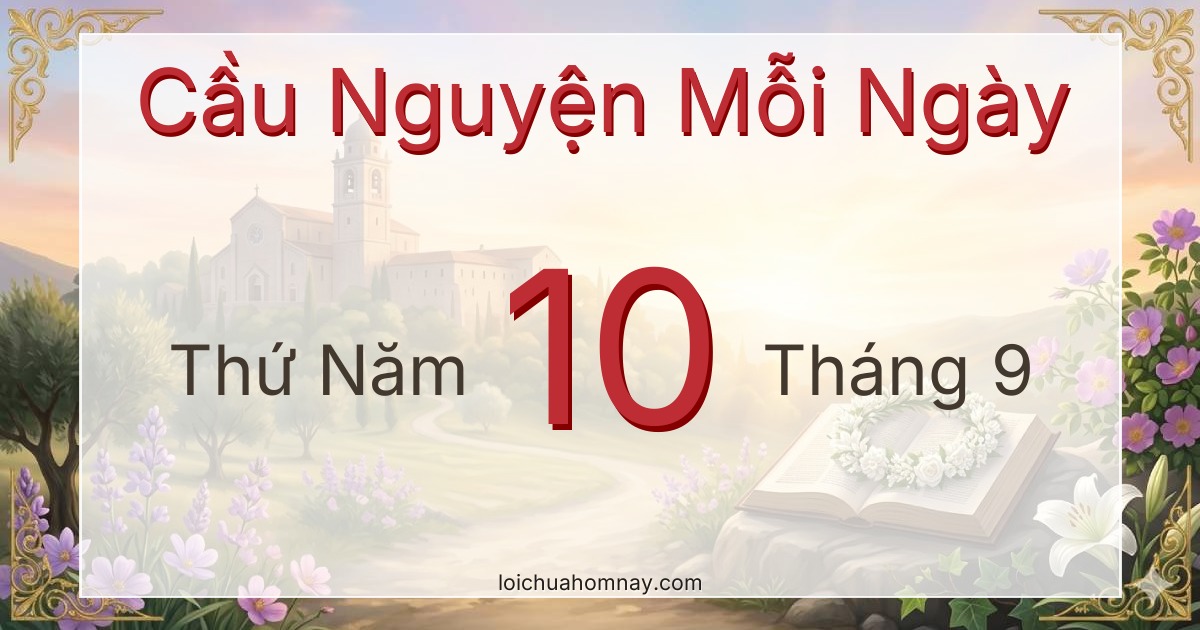 Cầu nguyện ngày 10/09/2026