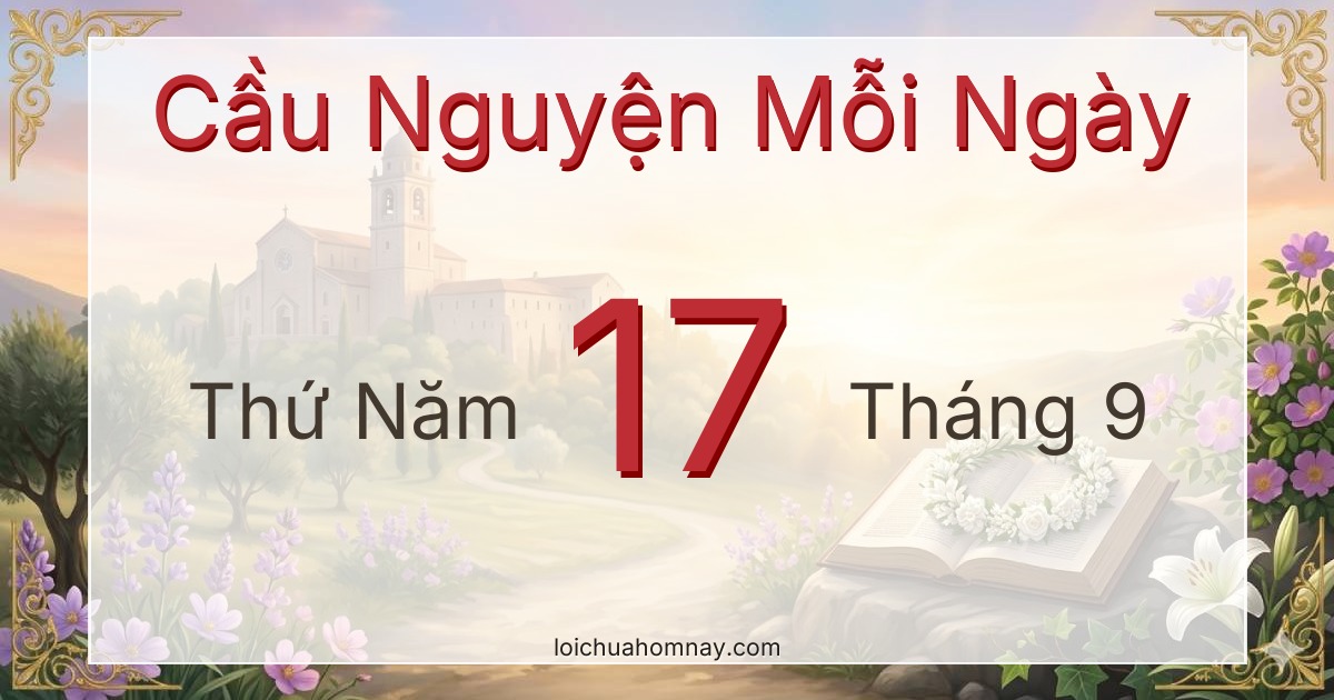 Cầu nguyện ngày 17/09/2026