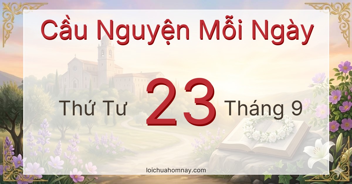 Cầu nguyện ngày 23/09/2026