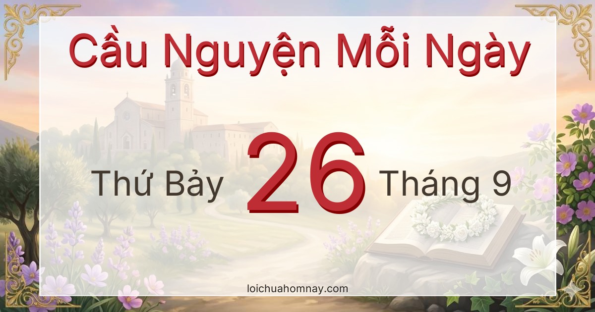 Cầu nguyện ngày 26/09/2026