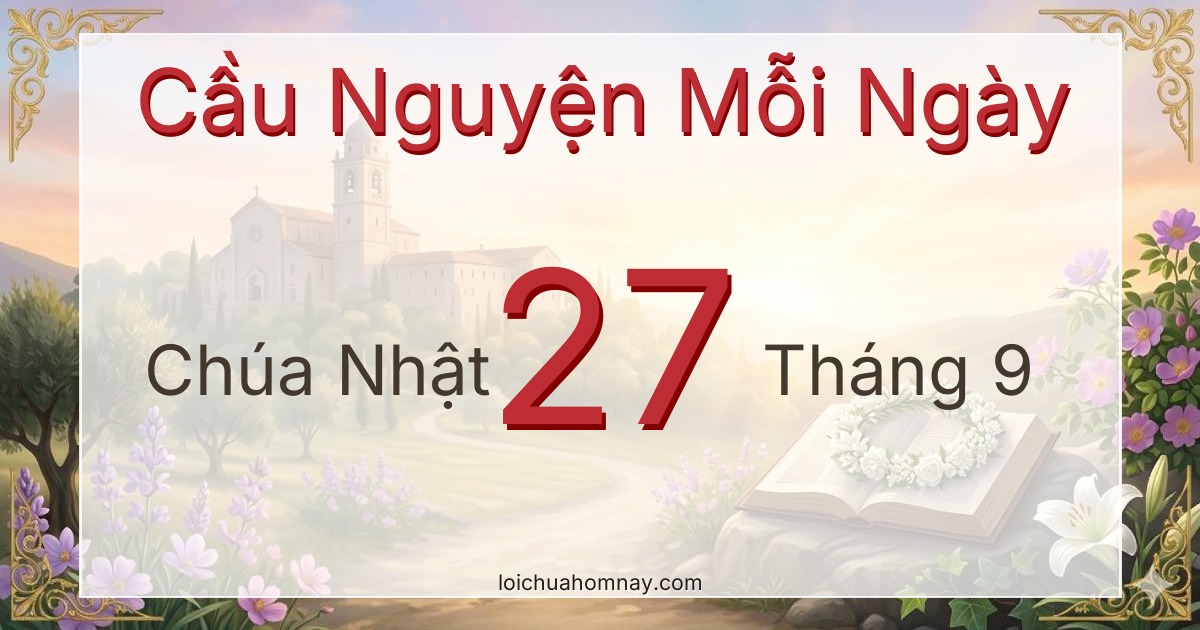 Cầu nguyện ngày 27/09/2026