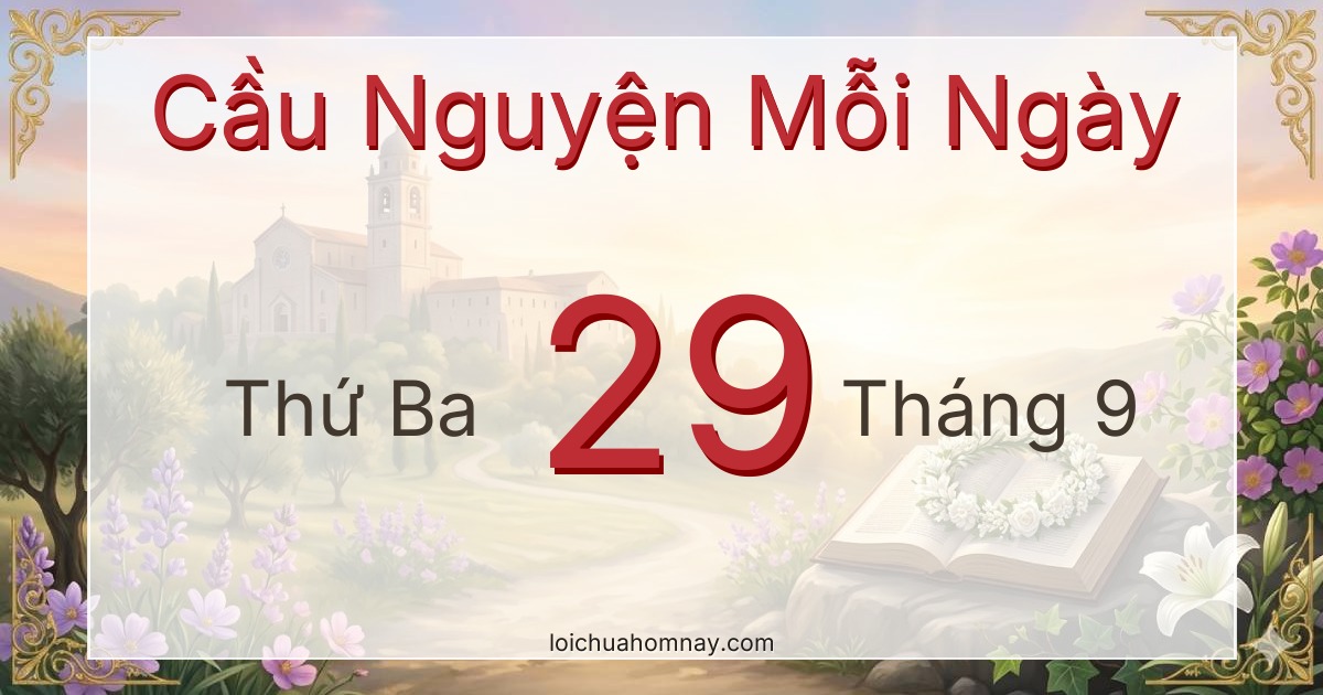 Cầu nguyện ngày 29/09/2026