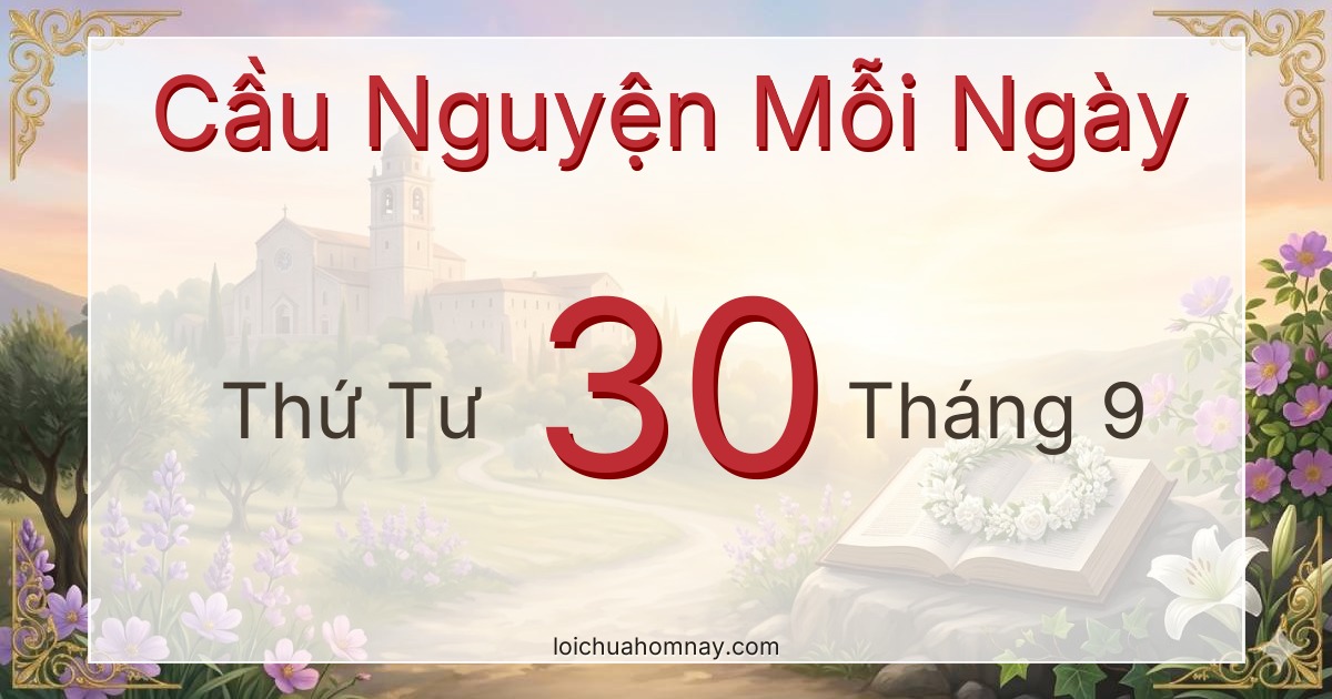 Cầu nguyện ngày 30/09/2026