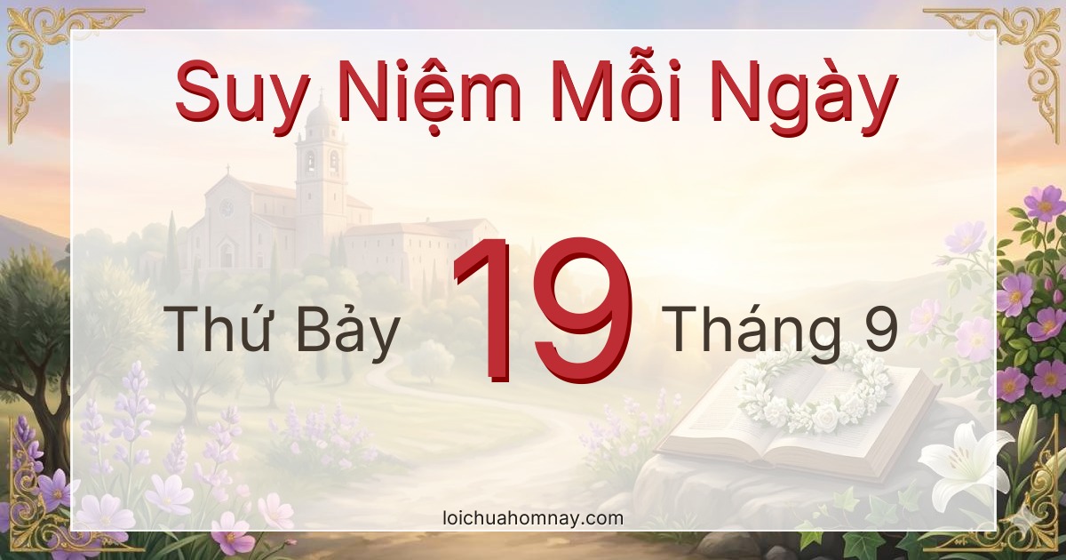 Suy niệm Lời Chúa ngày 19/09/2026