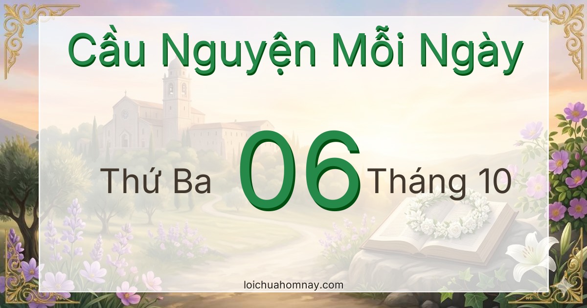 Cầu nguyện ngày 06/10/2026