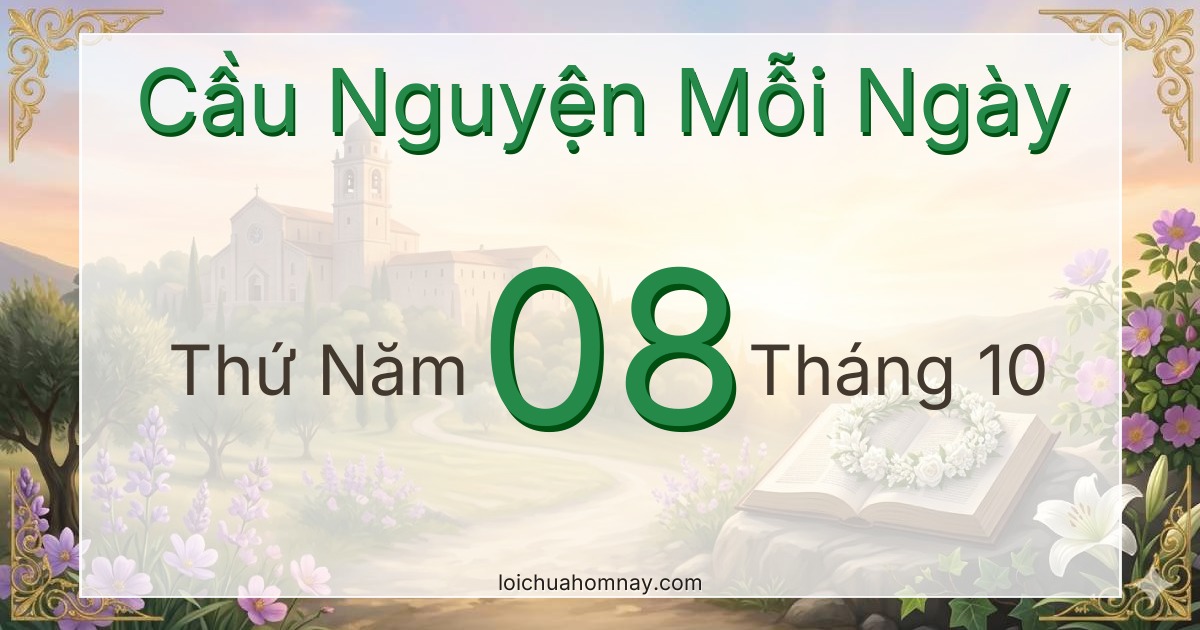 Cầu nguyện ngày 08/10/2026