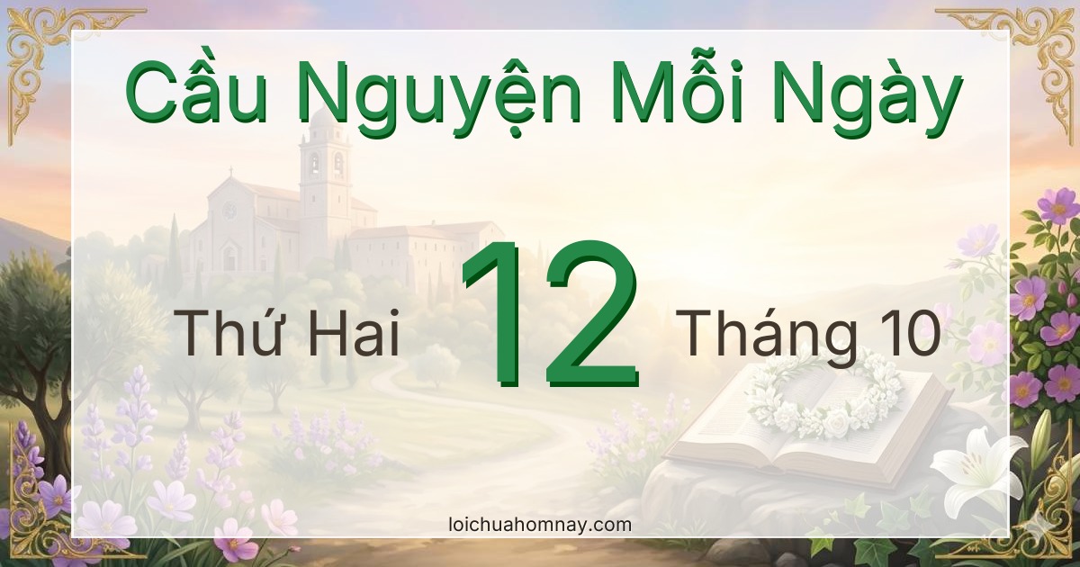 Cầu nguyện ngày 12/10/2026