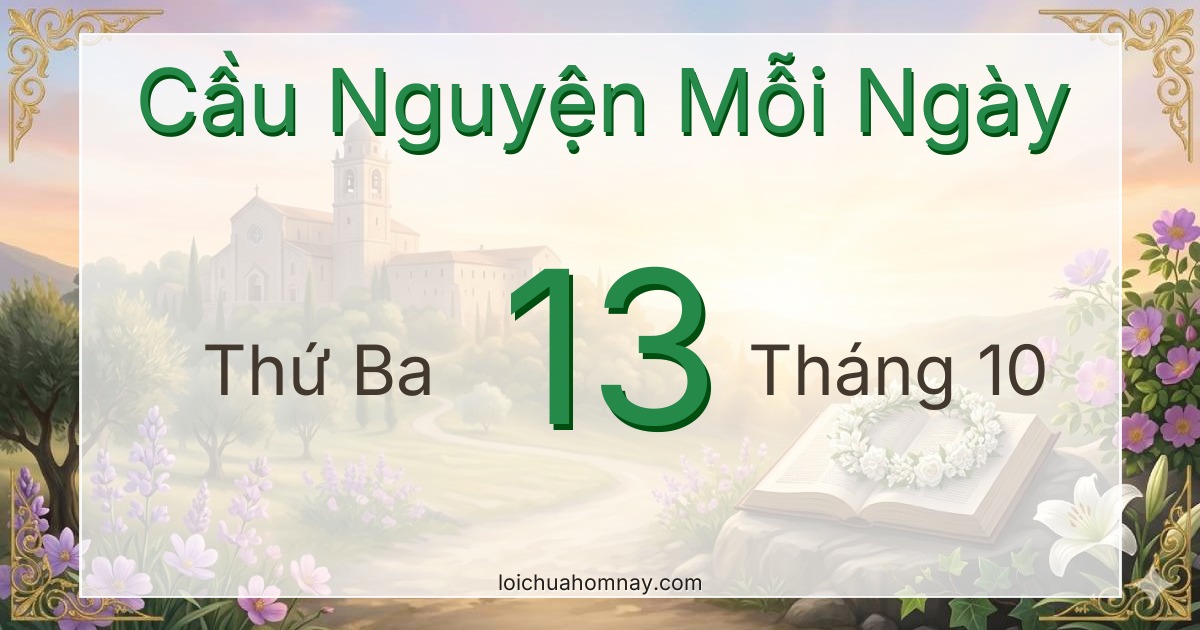 Cầu nguyện ngày 13/10/2026