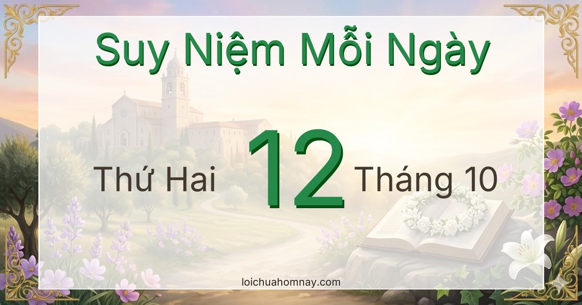 Suy niệm ngày 12/10/2026