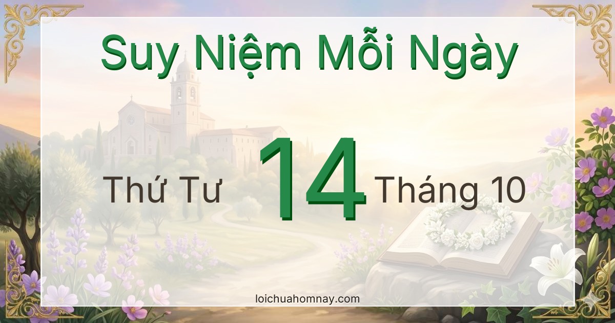 Suy niệm Lời Chúa ngày 14/10/2026