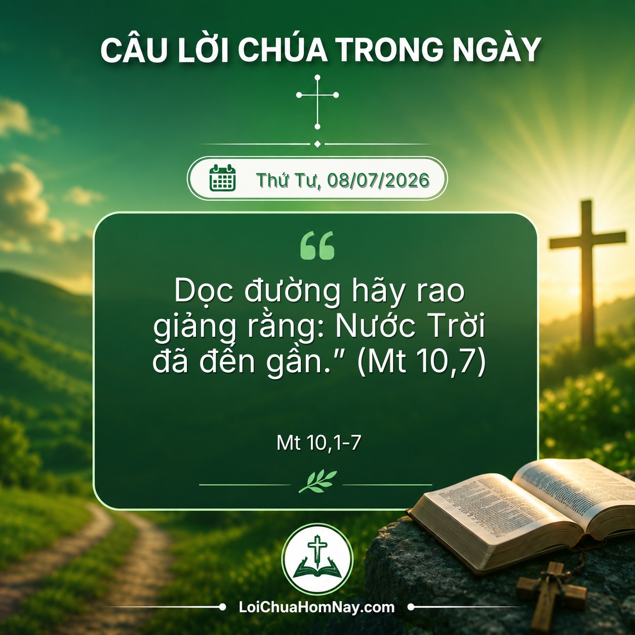 Câu Lời Chúa Hôm Nay