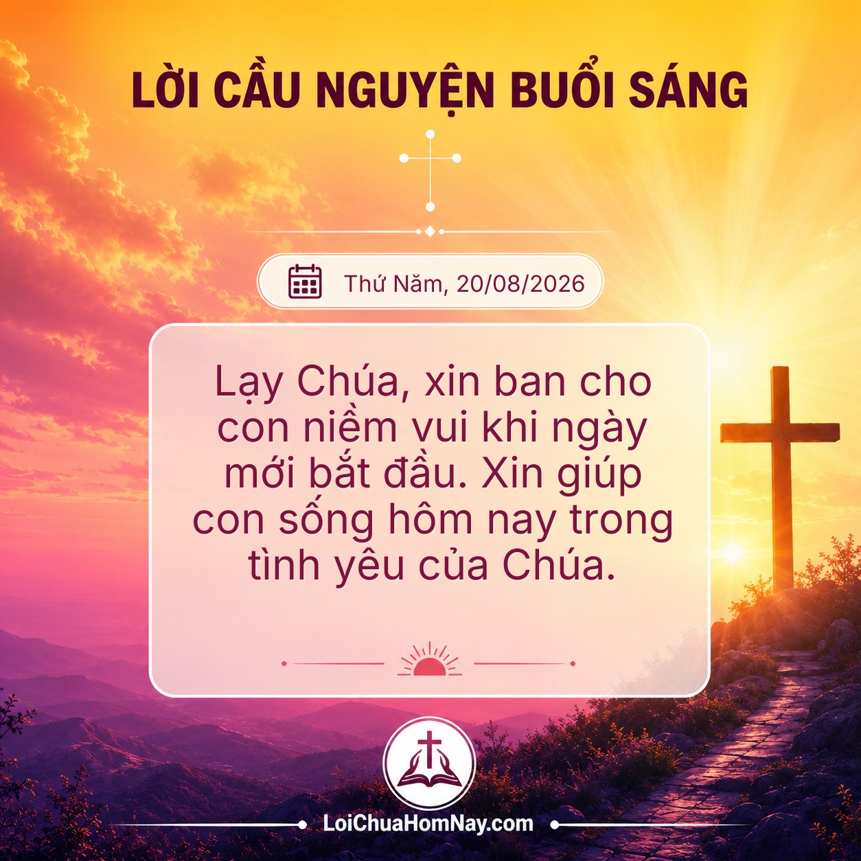 Lời Cầu Nguyện Buổi Sáng