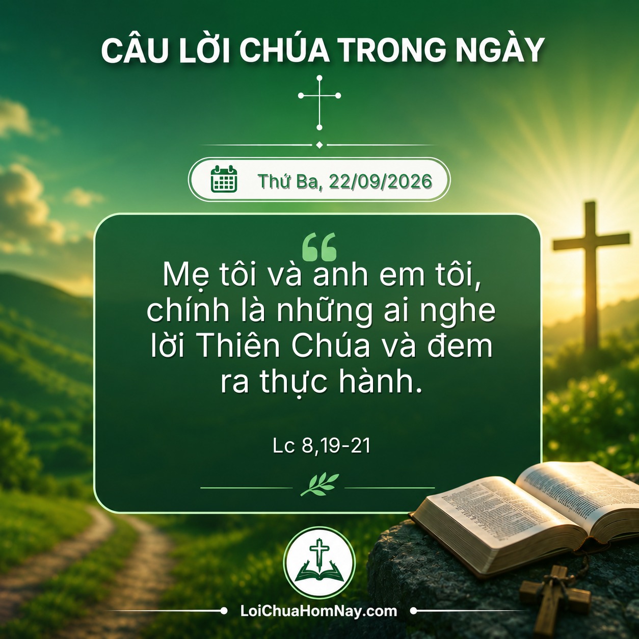 Câu Lời Chúa Hôm Nay
