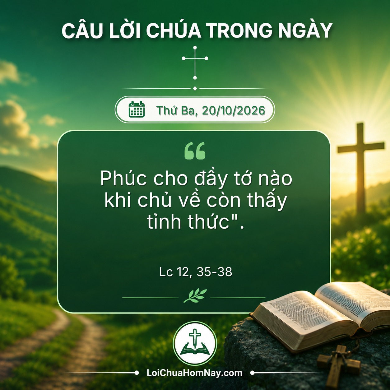 Câu Lời Chúa Hôm Nay