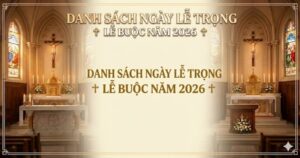Các Ngày Lễ Trọng, Lễ Buộc năm 2026