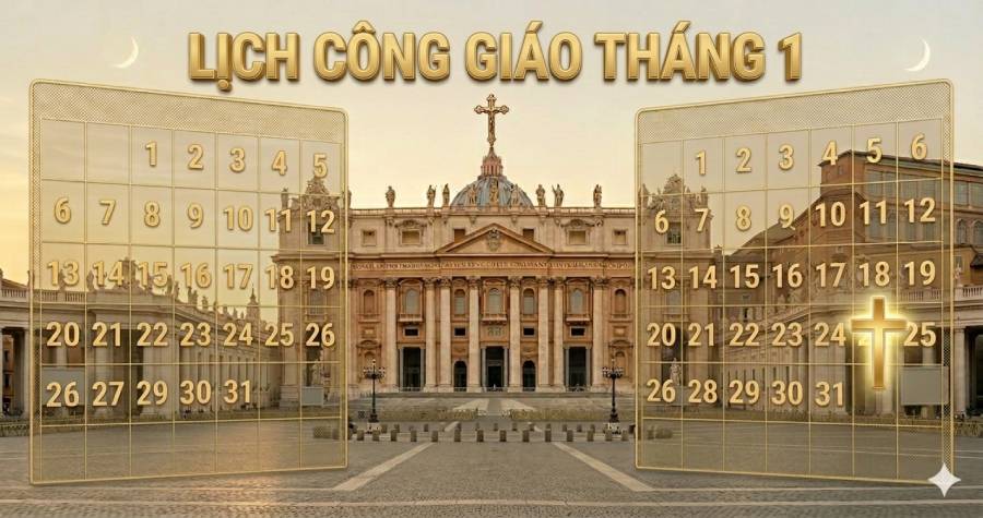 Lịch Công Giáo Tháng 1