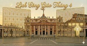 Lịch Công Giáo tháng 4